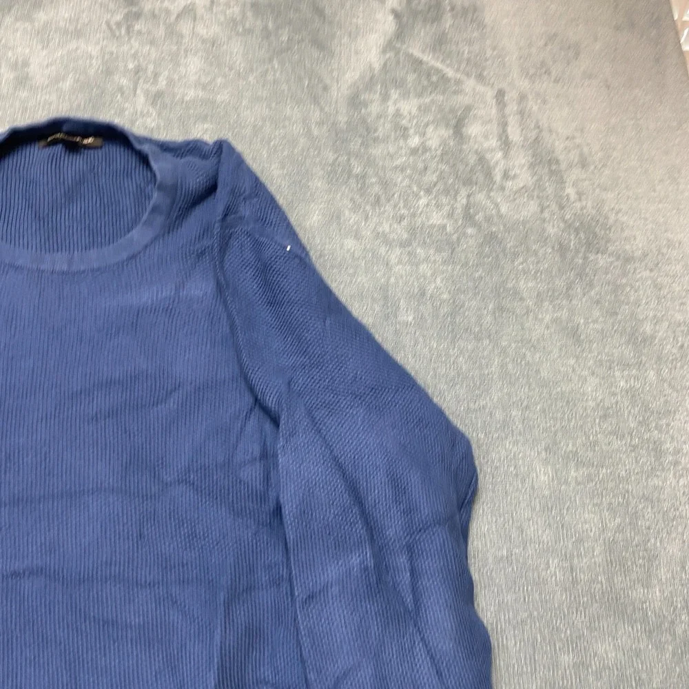 Banana Republic Sweater Men 2XL Blue Texture Knit Comfort Minimalist Casual Wear